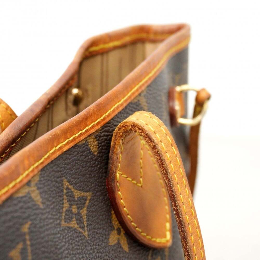 LOUIS VUITTON Brown Monogram Neverfull PM Tote Bag - Picture 7 of 14